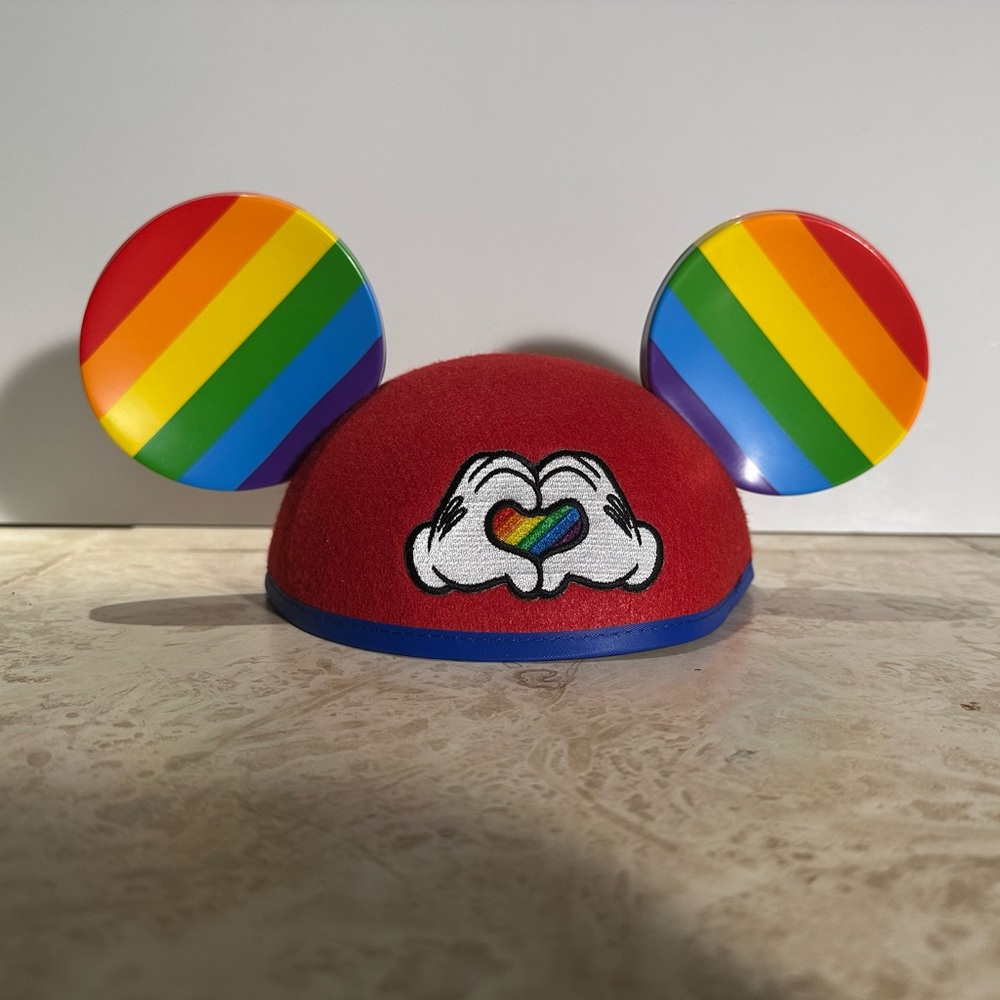 Disneyland Pride Mouse Ears Hat (Approx. 10 Years Old)